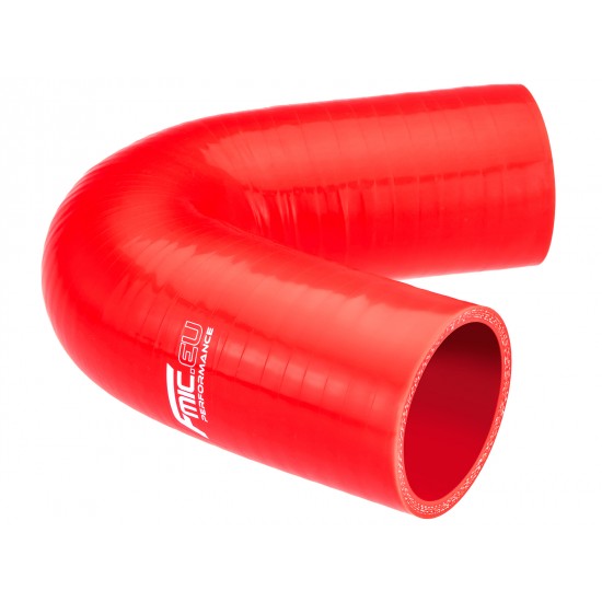 Silicone elbow 135' 51mm Red