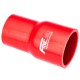Silicone straight reducer 13/19mm Red