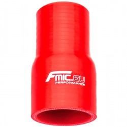 Silicone straight reducer 83/102mm Red