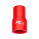 Silicone straight reducer 13/19mm Red