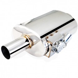 Oval body muffler XForce with Varex system 15,24cm x 25,4cm x 38,1cm