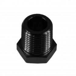 Adapter 1/2 NPT Hex Head Socket Blanking Plug Bung Blocker Male Fuel Oil Black