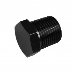 Adapter 3/8 NPT Hex Head Socket Blanking Plug Bung Blocker Male Fuel Oil Black