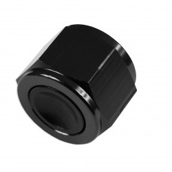 AN -10 AN10 JIC Female Flare Hex Port Plug Adapter Fitting Black