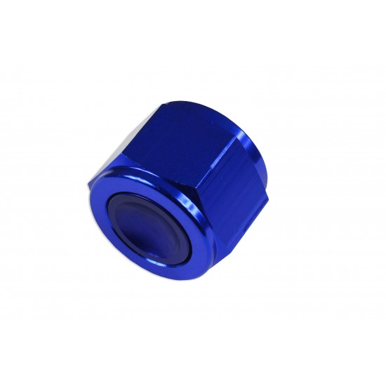 AN -10 AN10 JIC Female Flare Hex Port Plug Adapter Fitting Blue