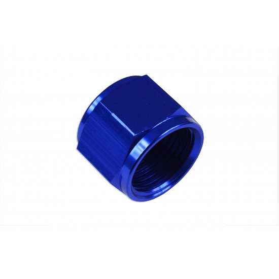 AN -10 AN10 JIC Female Flare Hex Port Plug Adapter Fitting Blue
