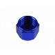 AN -10 AN10 JIC Female Flare Hex Port Plug Adapter Fitting Blue