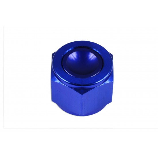 AN -12 AN12 JIC Female Flare Hex Port Plug Adapter Fitting Blue
