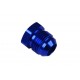 AN -4 AN4 JIC Flare Hex Port Plug Adapter Fitting Blue