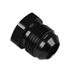 AN -6 AN6 JIC Flare Hex Port Plug Adapter Fitting Black