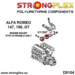 Alfa Romeo 147 156 GT 011597B: Engine mount stabiliser v6