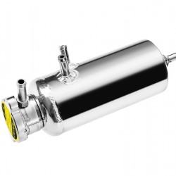 Alloy Polished Water Tank Oil Catch Can 0.33L Round Water Catch Can Fuel Tank