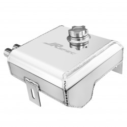 2L Aluminium Alloy Polished Radiator Overflow Surge Tank & Oil Tank Can JRspec