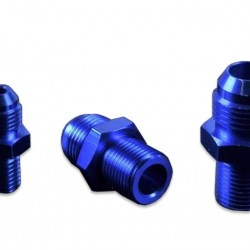AN-10 AN10 JIC Flare to 1/2 NPT straight hose fitting adapter Blue