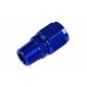 AN-10 AN10 JIC Flare to 1/8 NPT female-male straight hose fitting adapter Blue
