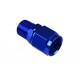 AN-10 AN10 JIC Flare to 1/8 NPT female-male straight hose fitting adapter Blue