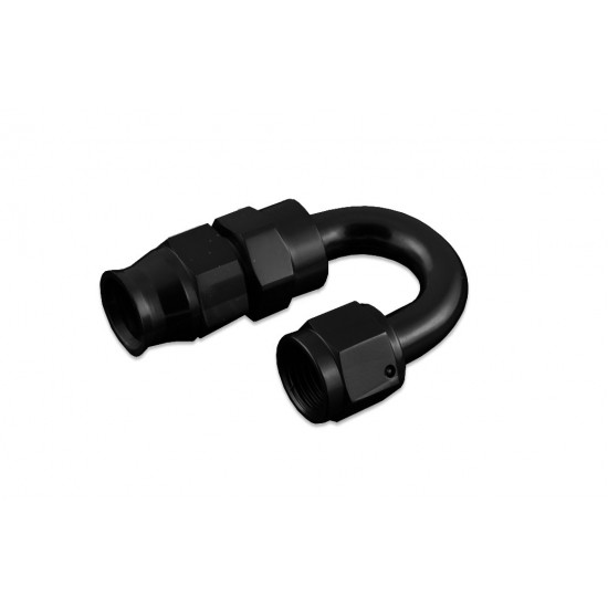AN -10 AN10 JIC 180' Degree PTFE Fuel Oil Fitting hose end Black