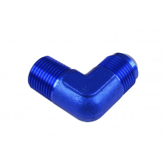 Adapter AN10-3/4 NPT 90' male-male coupler hose fitting Blue