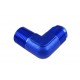 Adapter AN10-3/4 NPT 90' male-male coupler hose fitting Blue