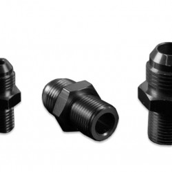 AN-10 AN10 JIC Flare to 3/4 NPT straight hose fitting adapter Black