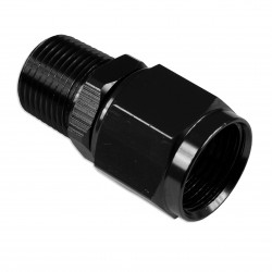 AN-10 AN10 JIC Flare to 3/8 NPT female-male straight hose fitting adapter Black