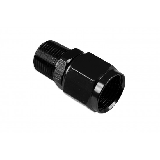 AN-10 AN10 JIC Flare to 3/8 NPT female-male straight hose fitting adapter Black