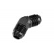 Adapter AN10 45' male-male coupler hose fitting Black