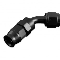 AN -10 AN10 JIC 45' Degree PTFE Fuel Oil Fitting hose end Black