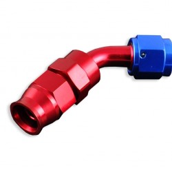 AN -10 AN10 JIC 45' Degree PTFE Fuel Oil Fitting hose end Red