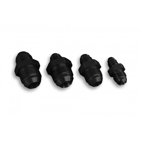 Adapter AN10 male to AN6 male JIC reducer oil fuel hose fitting Black