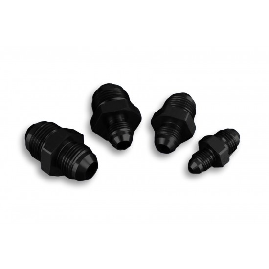 Adapter AN10 male to AN6 male JIC reducer oil fuel hose fitting Black