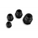 Adapter AN10 male to AN6 female JIC reducer hose fitting Black