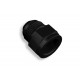 Adapter AN10 male to AN6 female JIC reducer hose fitting Black