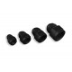 Adapter AN10 male to AN6 female JIC reducer hose fitting Black