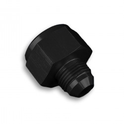 Adapter AN10 female to AN6 male JIC reducer hose fitting Black