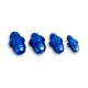 Adapter AN10 male to AN8 male JIC reducer oil fuel hose fitting Blue