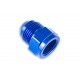 Adapter AN10 male to AN8 female JIC reducer hose fitting Blue