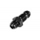 Adapter AN10 JIC bulkhead straight male hose fitting Black