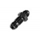 Adapter AN10 JIC bulkhead straight male hose fitting Black
