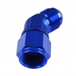 Adapter AN12 45' female-male coupler hose fitting Blue