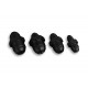 Adapter AN12 male to AN10 male JIC reducer oil fuel hose fitting Black