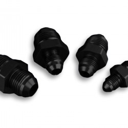 Adapter AN12 male to AN10 male JIC reducer oil fuel hose fitting Black