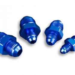 Adapter AN12 male to AN10 male JIC reducer oil fuel hose fitting Blue