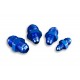 Adapter AN12 male to AN10 male JIC reducer oil fuel hose fitting Blue