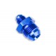 Adapter AN12 male to AN10 male JIC reducer oil fuel hose fitting Blue
