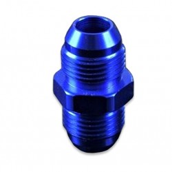 AN12 MALE to AN12 MALE JIC hose fitting adapter Blue