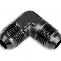 Adapter AN4 90' male-male coupler hose fitting Black