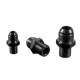 AN -4 AN4 JIC Flare to M10x1.5 metric male to male hose fitting adapter Black