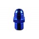 AN -4 AN4 JIC Flare to M18x1.5 metric male to male hose fitting adapter Blue