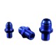 AN-6 AN6 JIC Flare to 1/4 NPT straight hose fitting adapter Blue